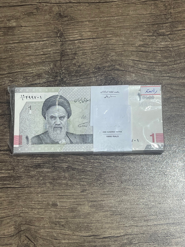 اسکناس هزار تومانی جدید کمیاب بسته ۱۰۰ تایی سریالی