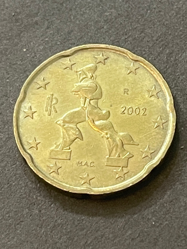20 سنت یورو ایتالیا 2002 خاص و کلکسیونی